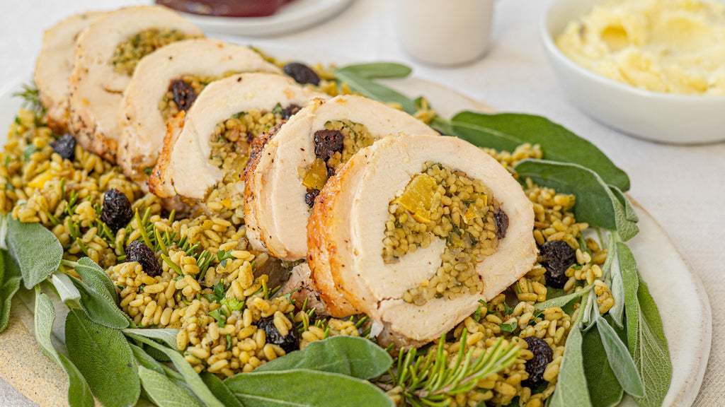 Sweet and Savory Turkey Roulade