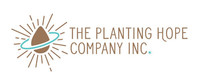 Planting Hope Company logo in gold and turquoise 